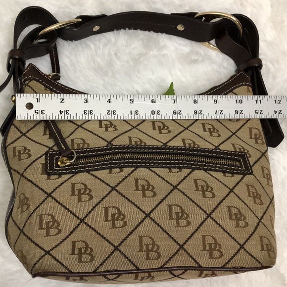 Dooney & Bourke brown monogram shoulder bag - Picture 5 of 13
